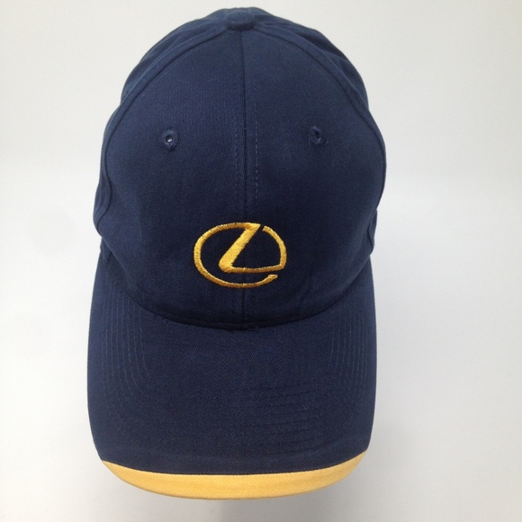 Falcon Headwear Other - Lexus Adjustable Unisex Blue & Gold Luxury Hat